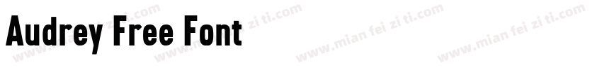Audrey Free Font字体转换